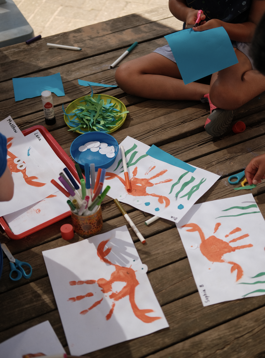 Creative play at our Crouch End camp
